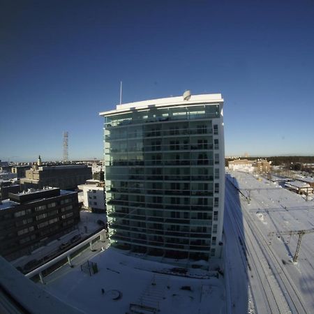 Keskustan Kaksio 45 M2 Autopaikalla, Rautatienkatu 19, 9 Krs Apartment Oulu Exterior foto