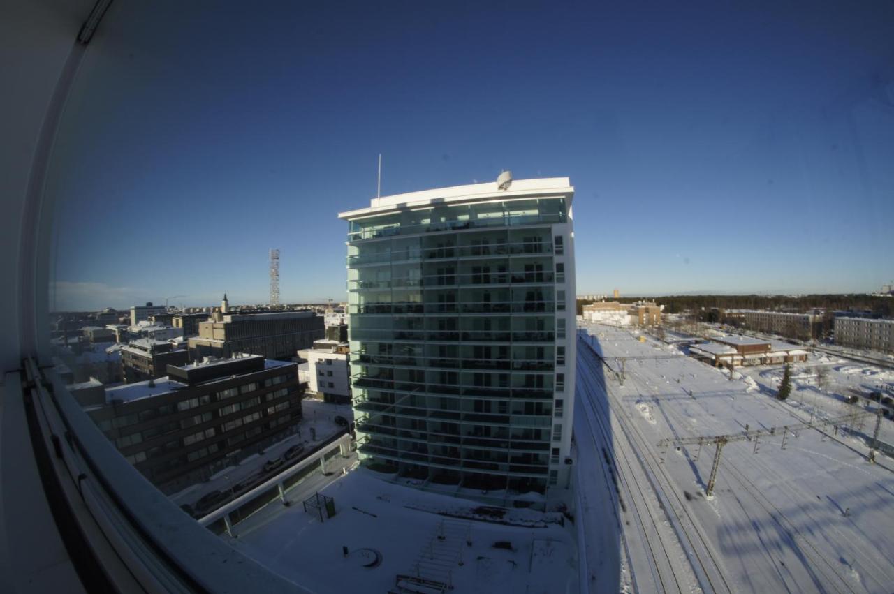 Keskustan Kaksio 45 M2 Autopaikalla, Rautatienkatu 19, 9 Krs Apartment Oulu Exterior foto