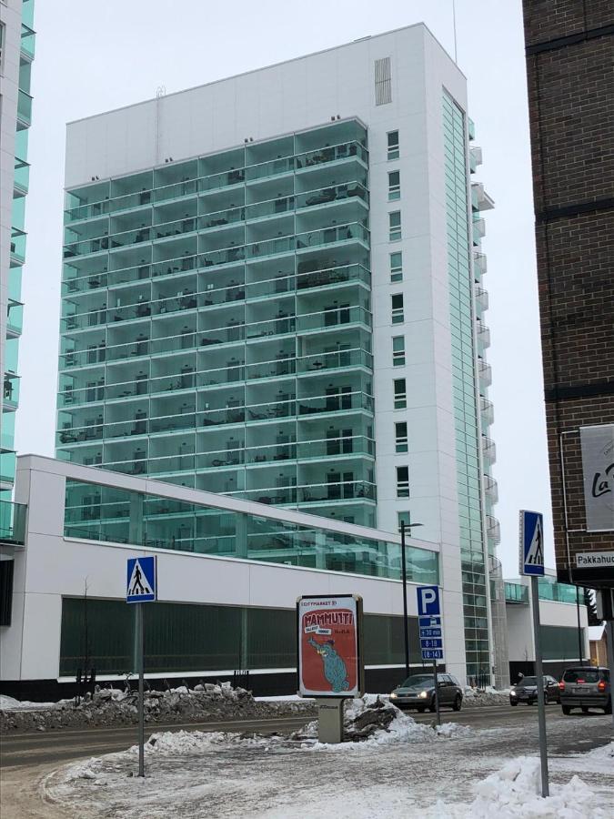 Keskustan Kaksio 45 M2 Autopaikalla, Rautatienkatu 19, 9 Krs Apartment Oulu Exterior foto